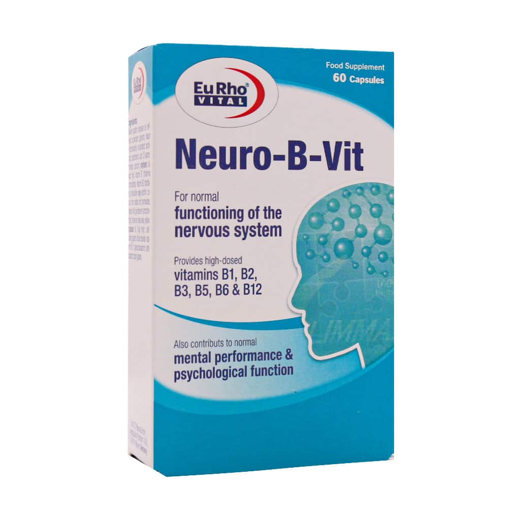 کپسول نورو بی ویت یوروویتال 60 عدد Eurhovital Neuro B Vit 60 Caps نمای ۳